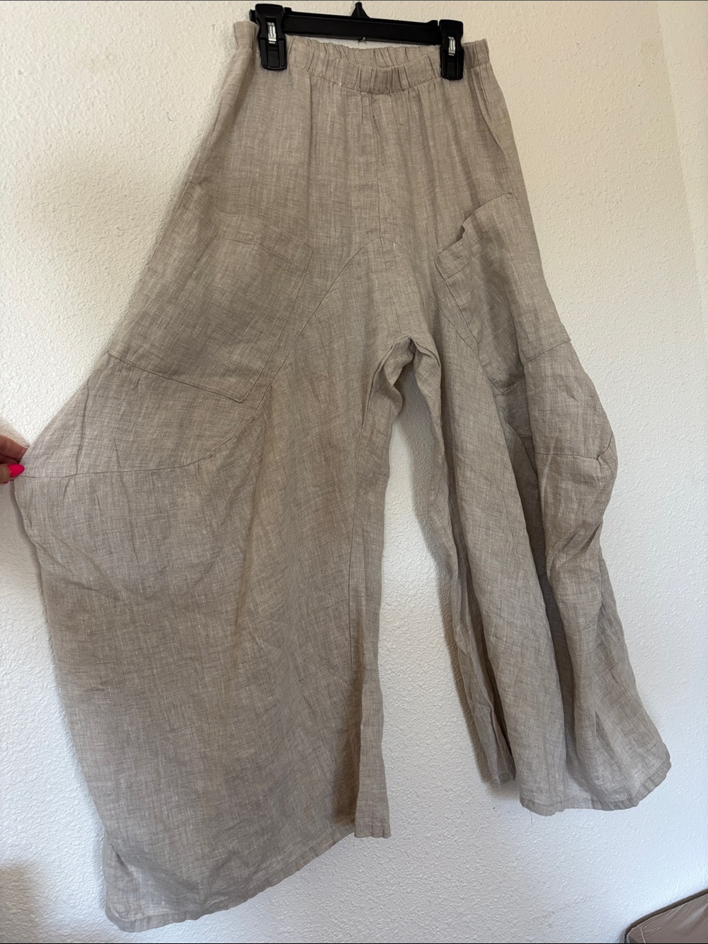 Barrel linen pants - Picture 3 of 8